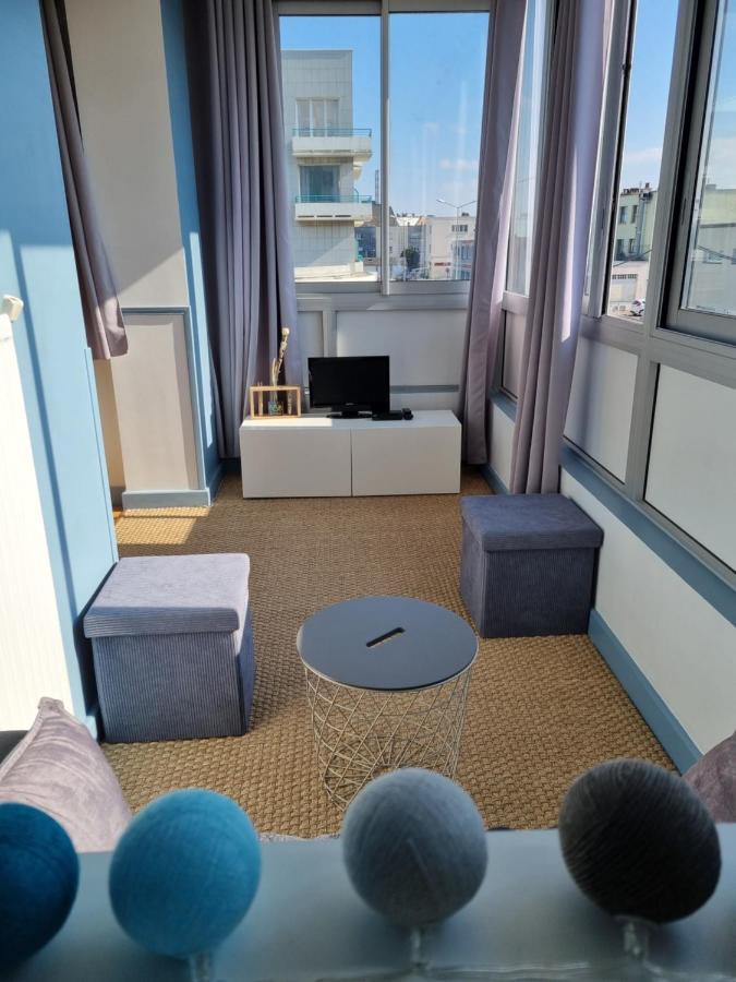 Studio Malouin - Sur La Digue De Malo Les Bains Avec Vue Sur Mer Ngoại thất bức ảnh