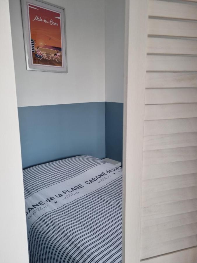 Studio Malouin - Sur La Digue De Malo Les Bains Avec Vue Sur Mer Ngoại thất bức ảnh