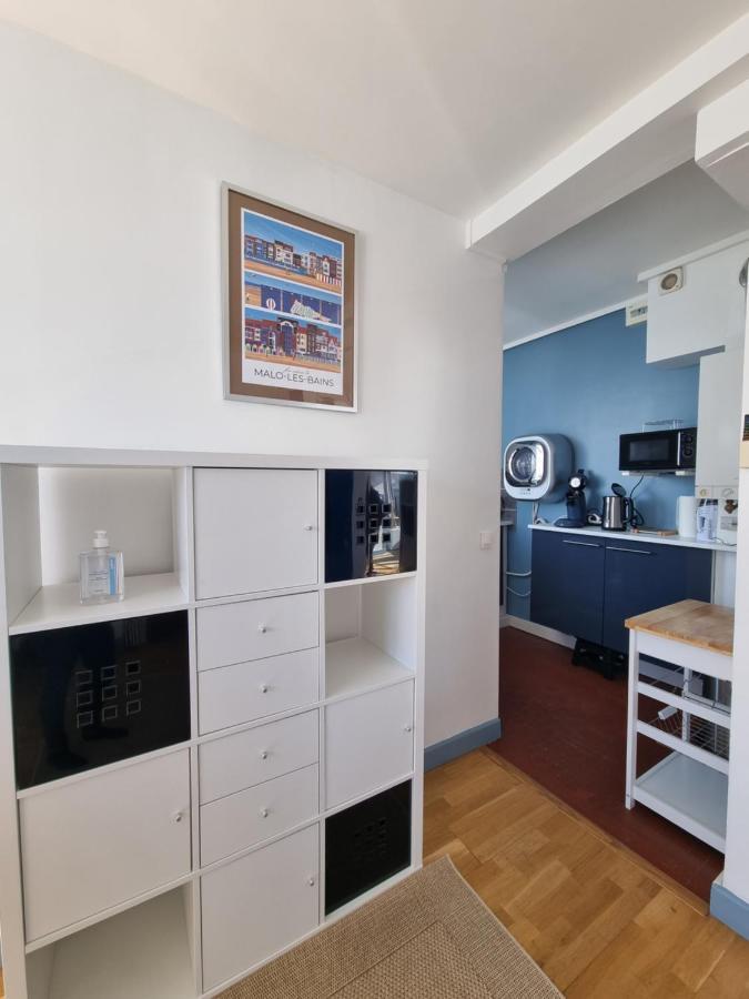 Studio Malouin - Sur La Digue De Malo Les Bains Avec Vue Sur Mer Ngoại thất bức ảnh