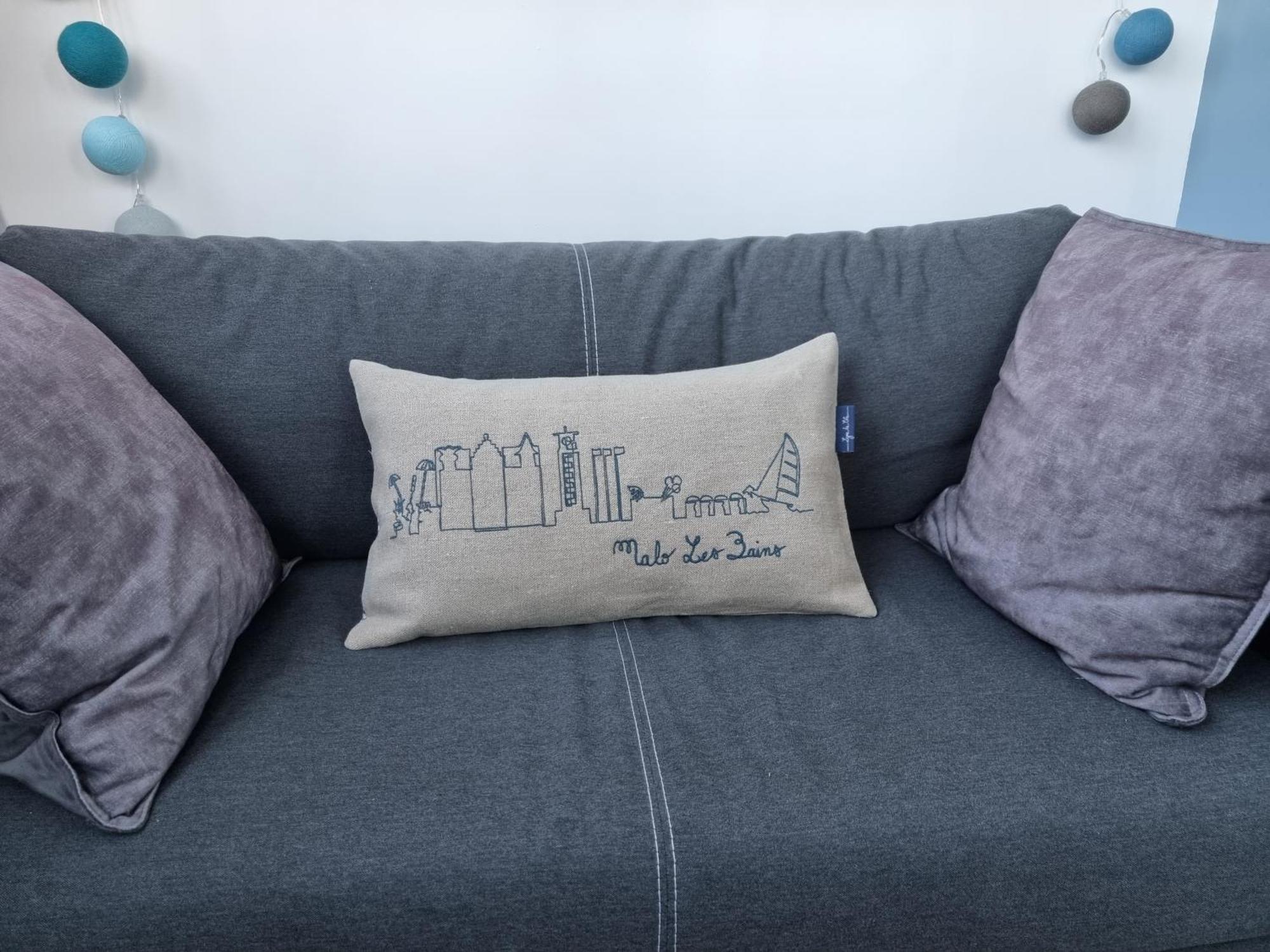 Studio Malouin - Sur La Digue De Malo Les Bains Avec Vue Sur Mer Ngoại thất bức ảnh
